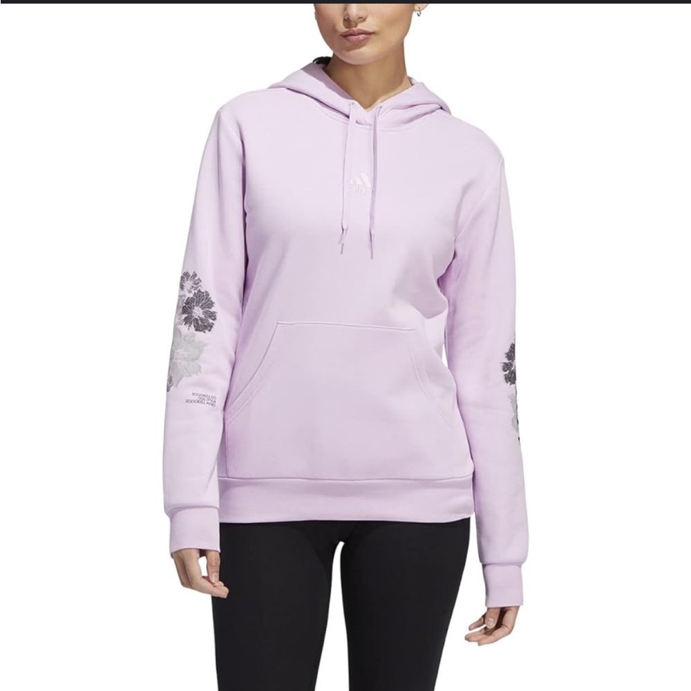 Adidas Floral Pink Women's Hoodie